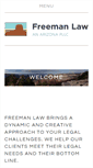 Mobile Screenshot of freemanlawfirm.com